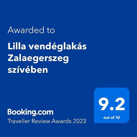 Lilla Vendeglakas Zalaegerszeg Sziveben Apartment Luaran gambar